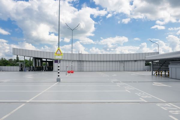 Concrete Parking Lot Repair in Greenwood